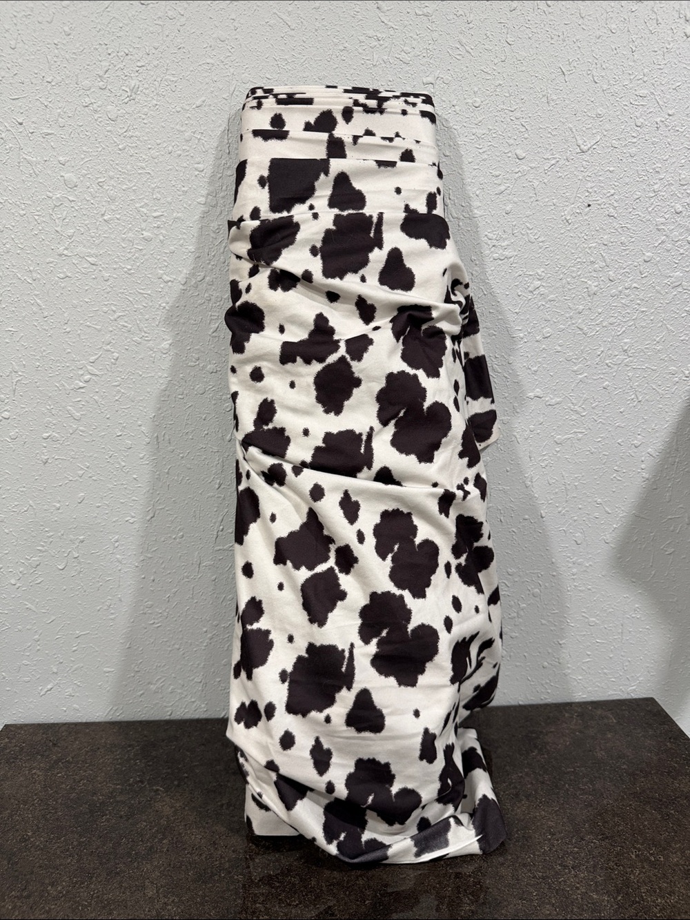 JOANN Black and White Cow Print Fabric 6YDS